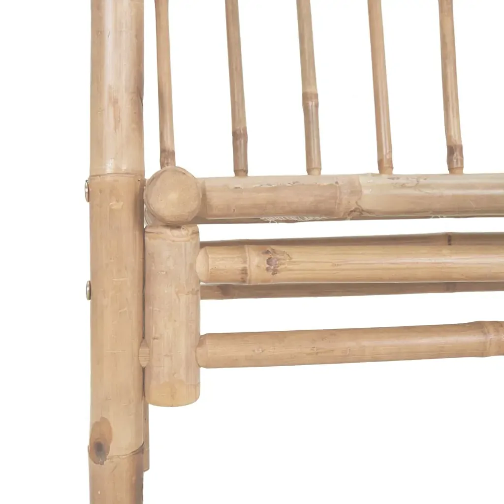 Garden Bench with Pergola 116 cm Bamboo Price