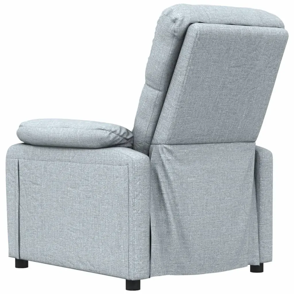 Recliner Chair Light Grey Fabric Price