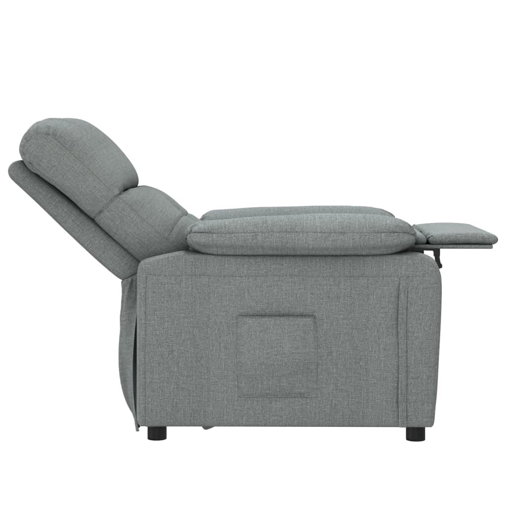 Recliner Chair Dark Grey Fabric Price