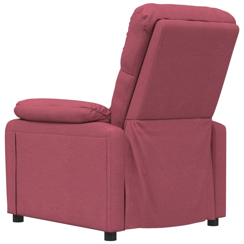 Massage Chair Wine Red Fabric Price