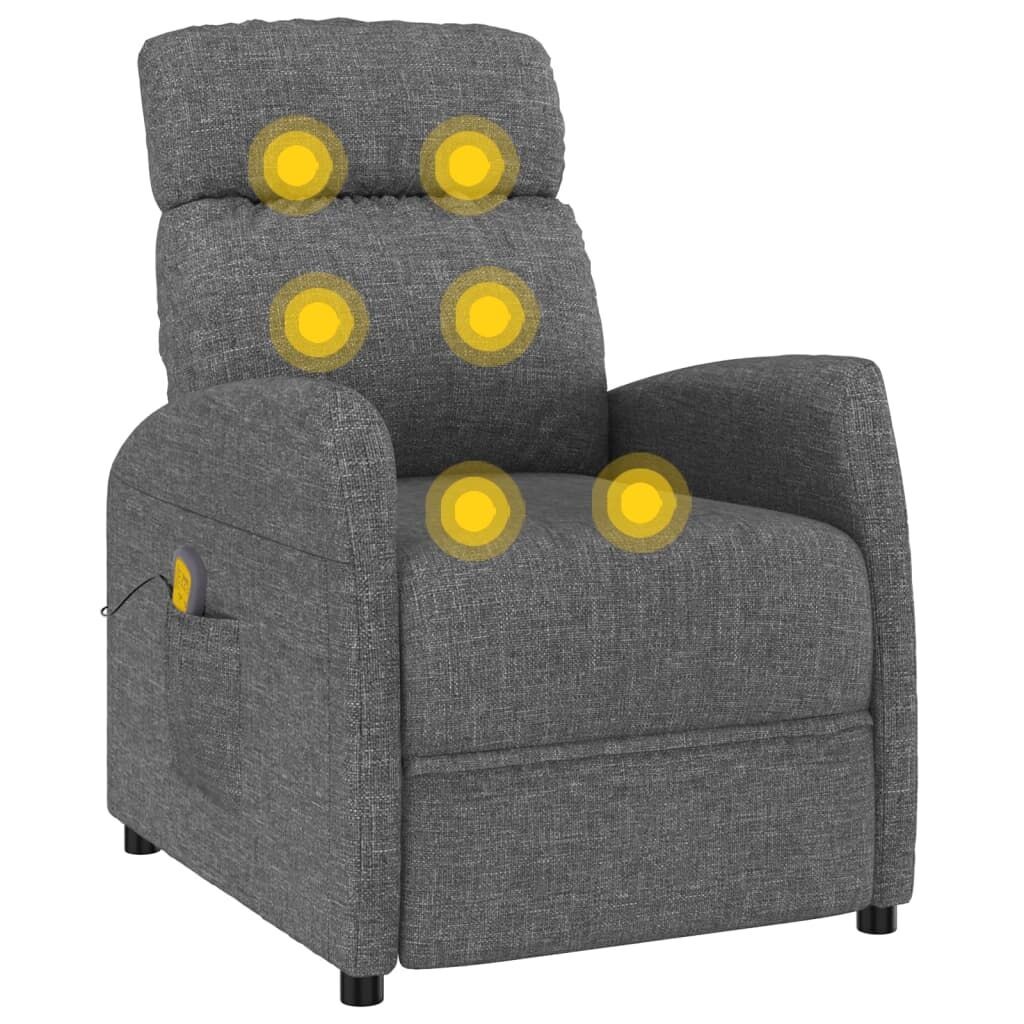 Massage Chair Dark Grey Fabric Price