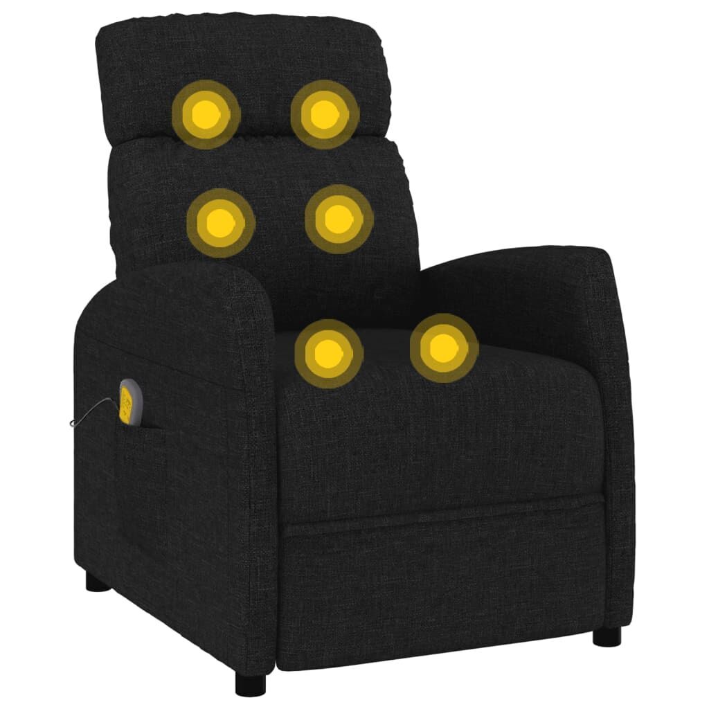 Massage Chair Black Fabric Price