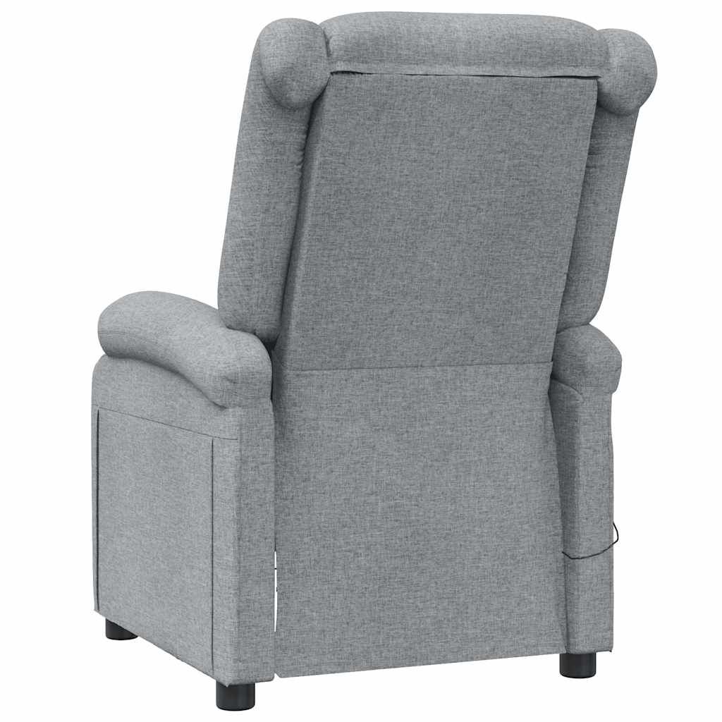 Massage Chair Light Grey Fabric Price