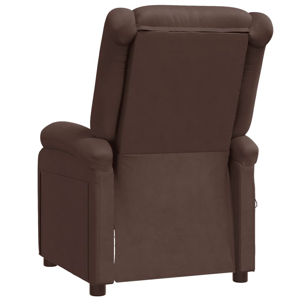 Massage Chair Brown Faux Leather Price