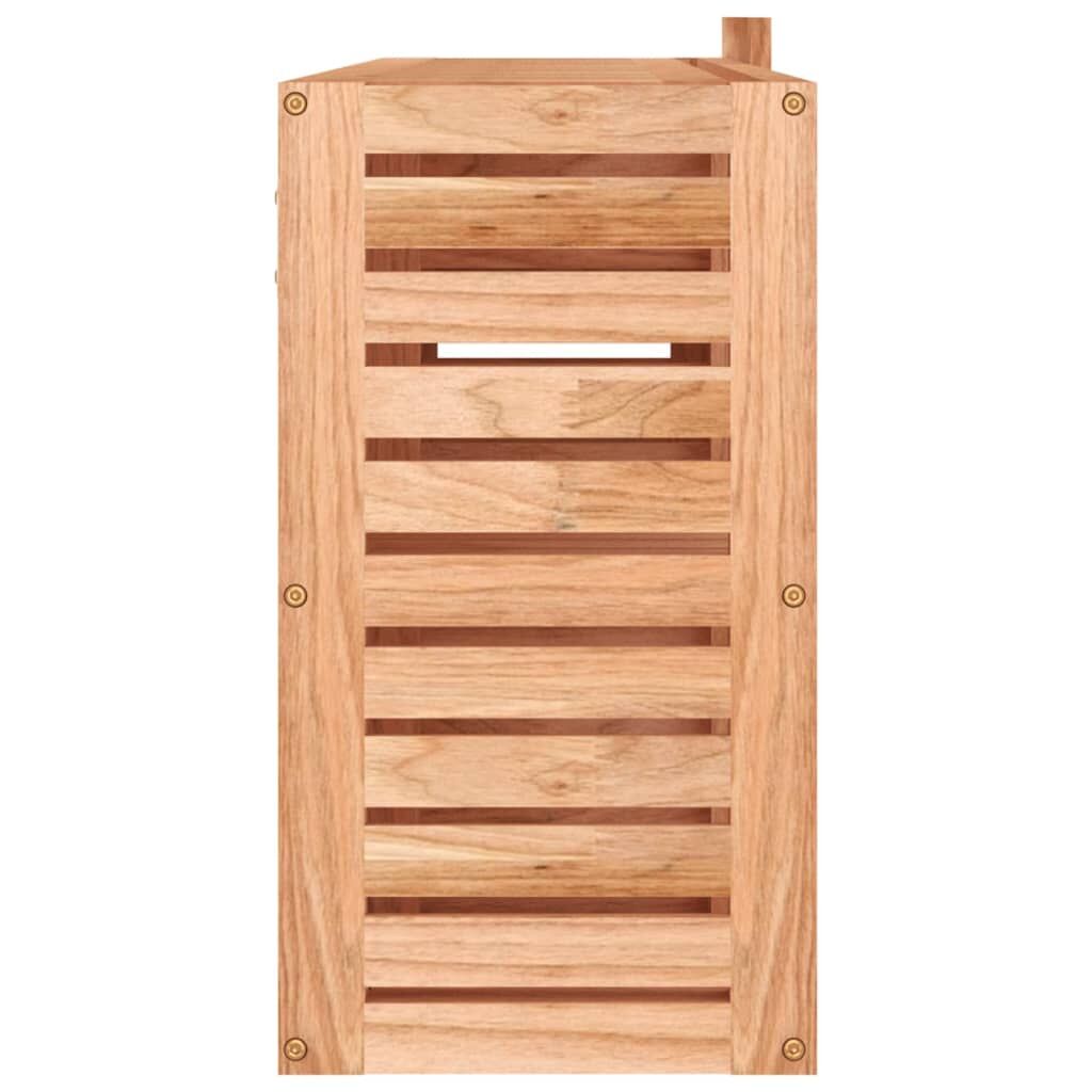 Mirror Cabinet 80x17x34 cm Solid Wood Walnut Price