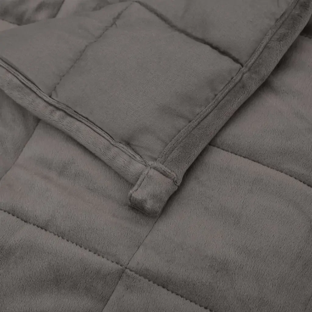 Weighted Blanket Grey 120x180 cm 5 kg Fabric Price