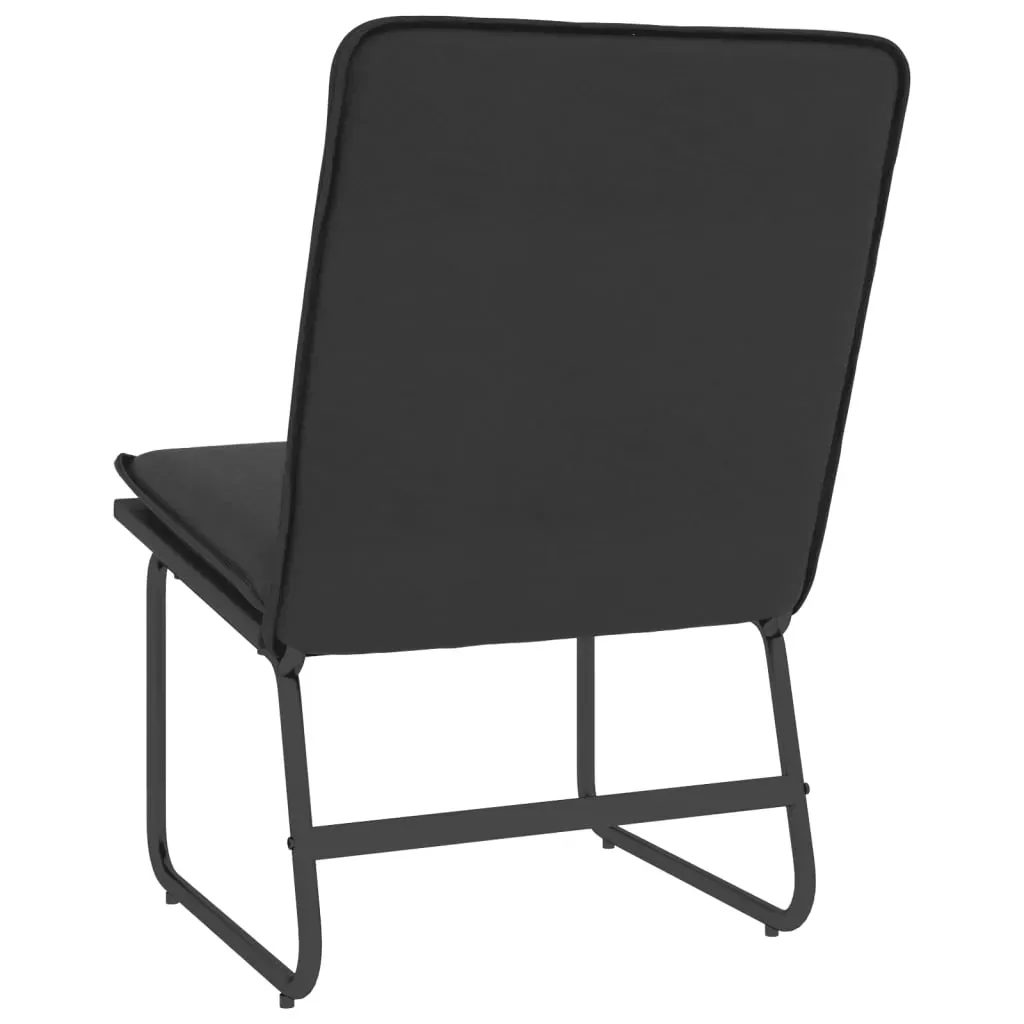Lounge Chair Black 54x75x76 cm Faux Leather Price