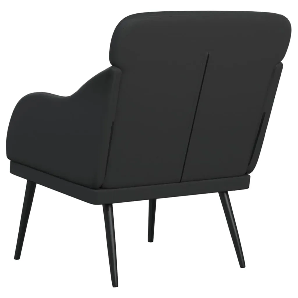 Armchair Black 63x76x80 cm Faux Leather Price