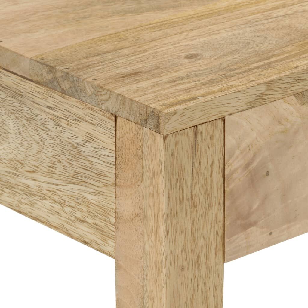 Console Table 110x30x75 cm Solid Bleached Wood Mango Price