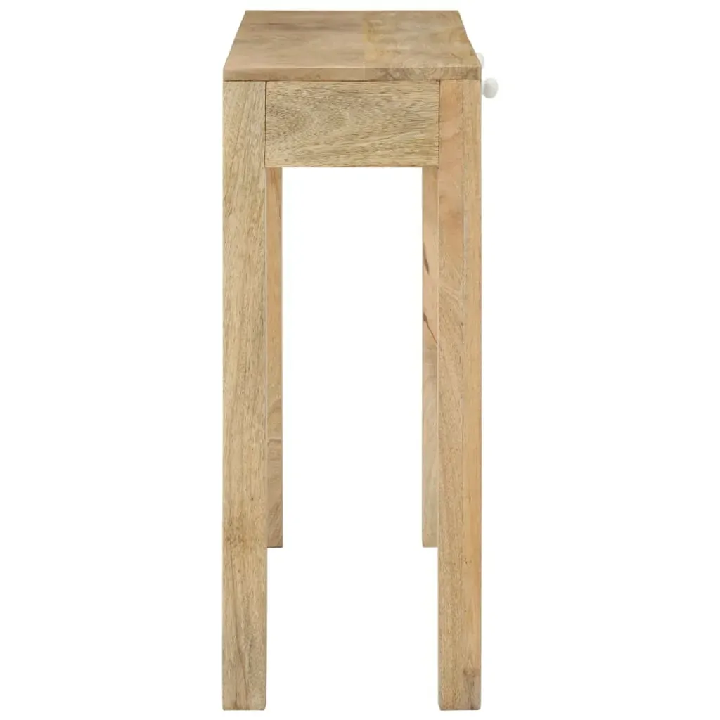Console Table 110x30x75 cm Solid Bleached Wood Mango Price
