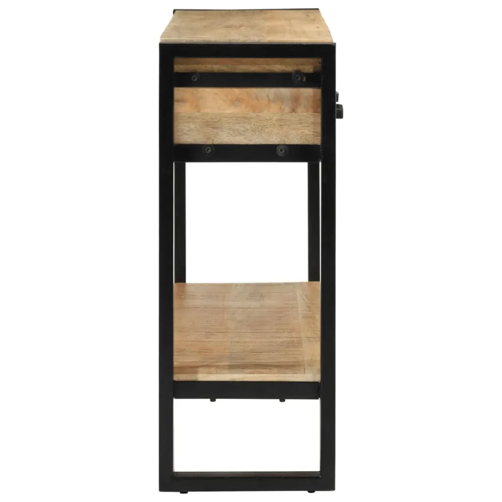 Console Table 110x30x76 cm Solid Rough Wood Mango Price
