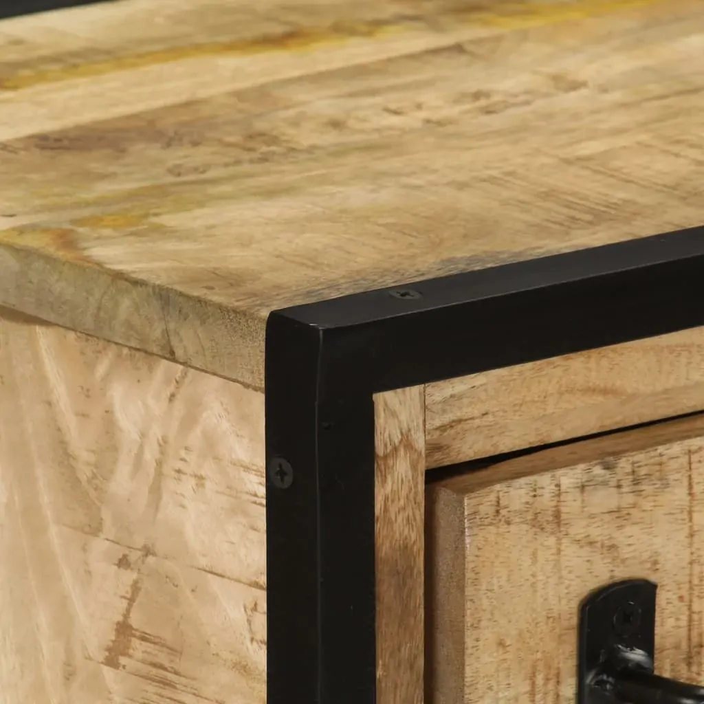 Sideboard with 2 Drawers 53x31x72 cm Solid Wood Mango and Iron Price