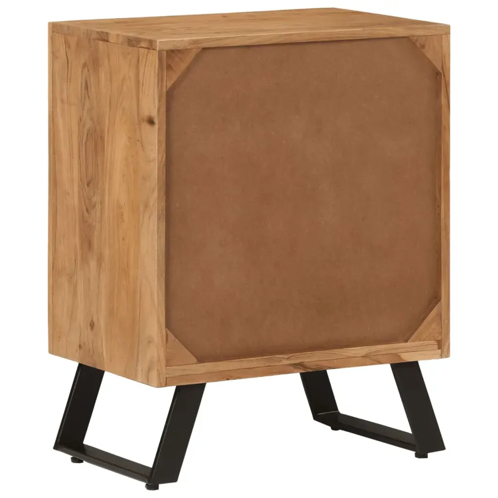Sideboard with 2 Doors 55x36x72 cm Solid Wood Acacia Price