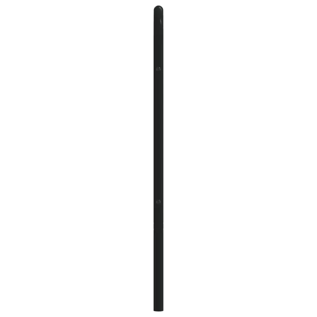 Metal Headboard Black 90 cm Price