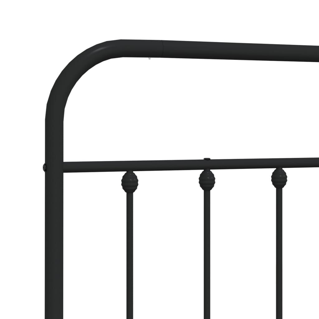 Metal Headboard Black 107 cm King Single Price