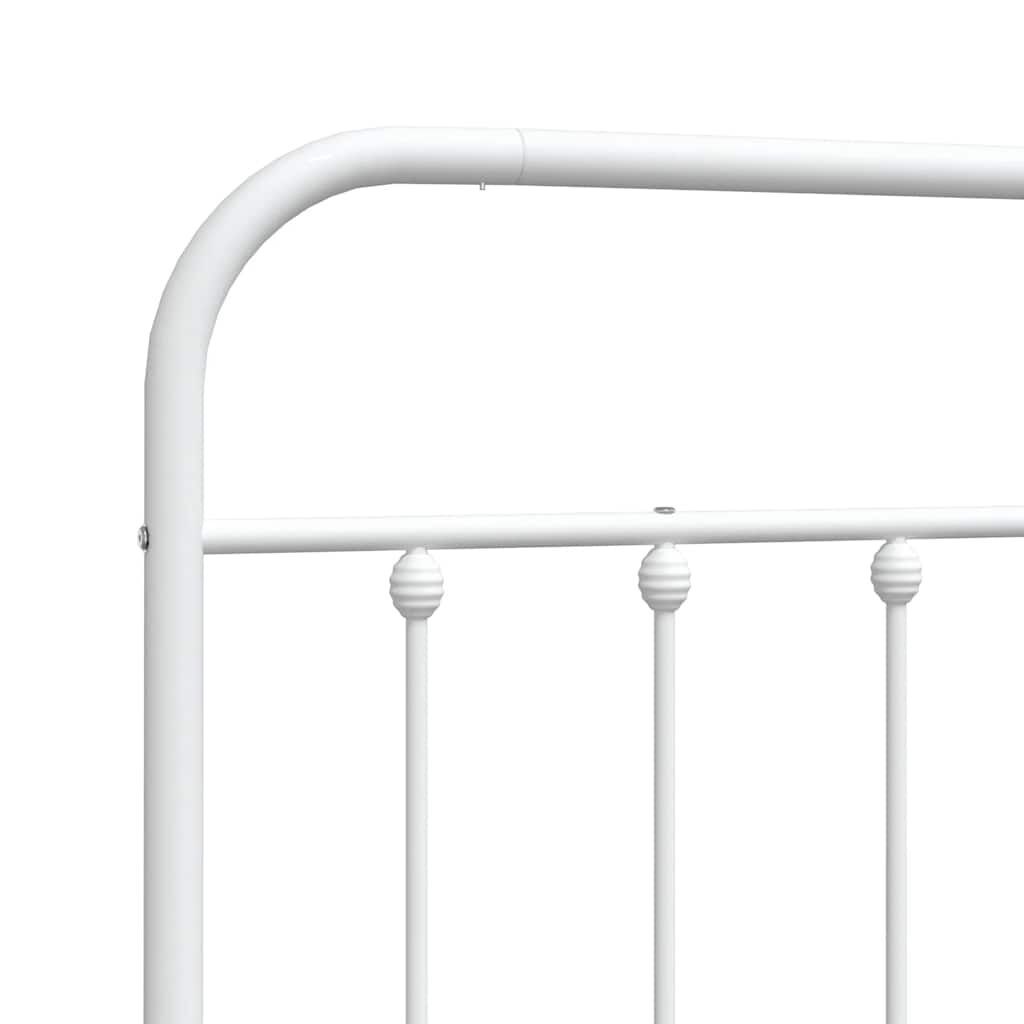 Metal Headboard White 152 cm Queen Price