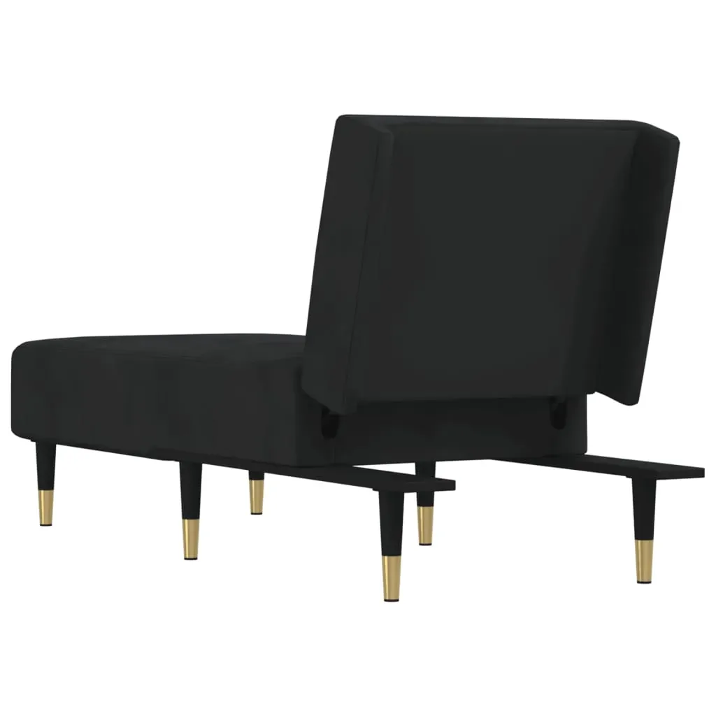 Chaise Longue Black Velvet Price