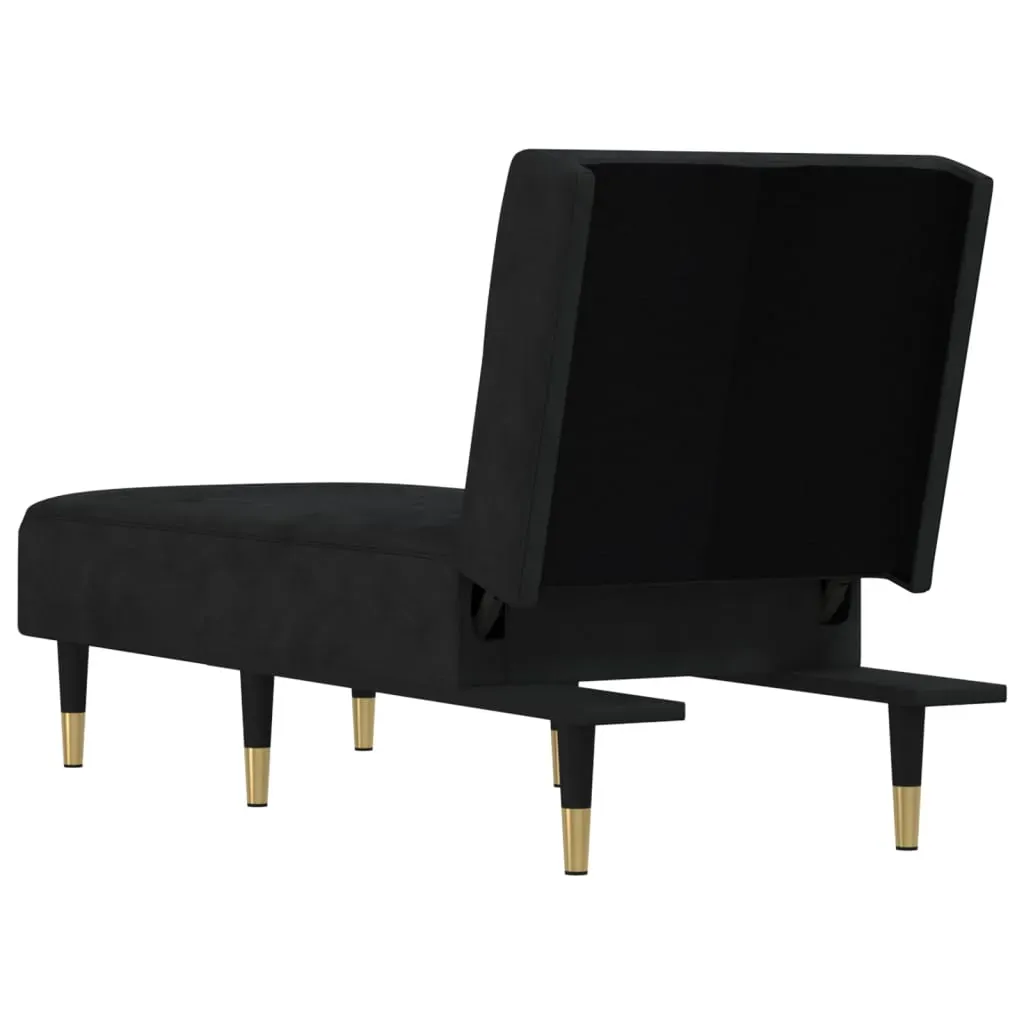 Chaise Longue Black Velvet Price