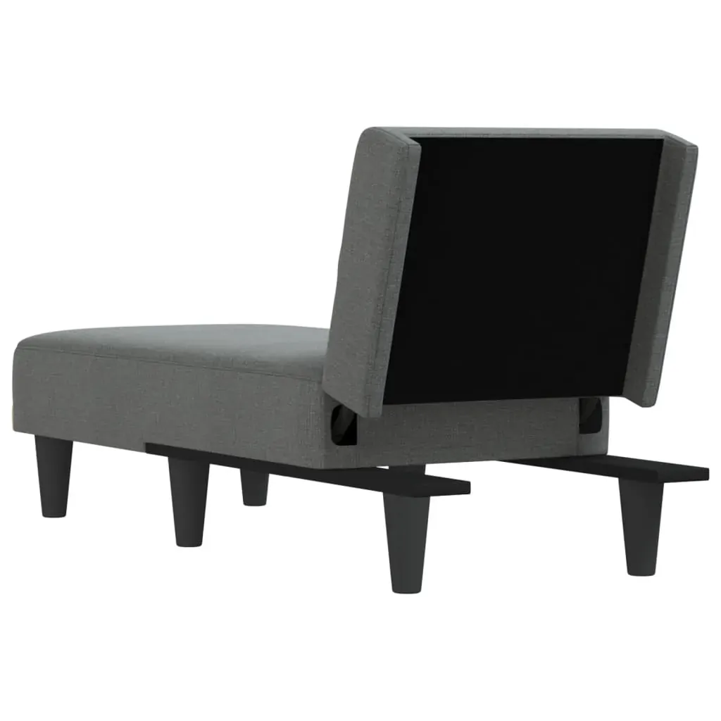 Chaise Longue Dark Grey Fabric Price