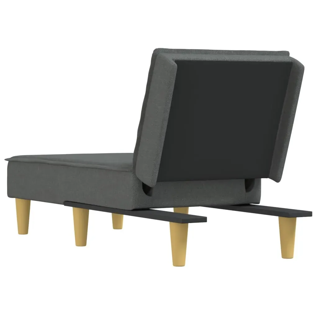 Chaise Longue Dark Grey Fabric Price
