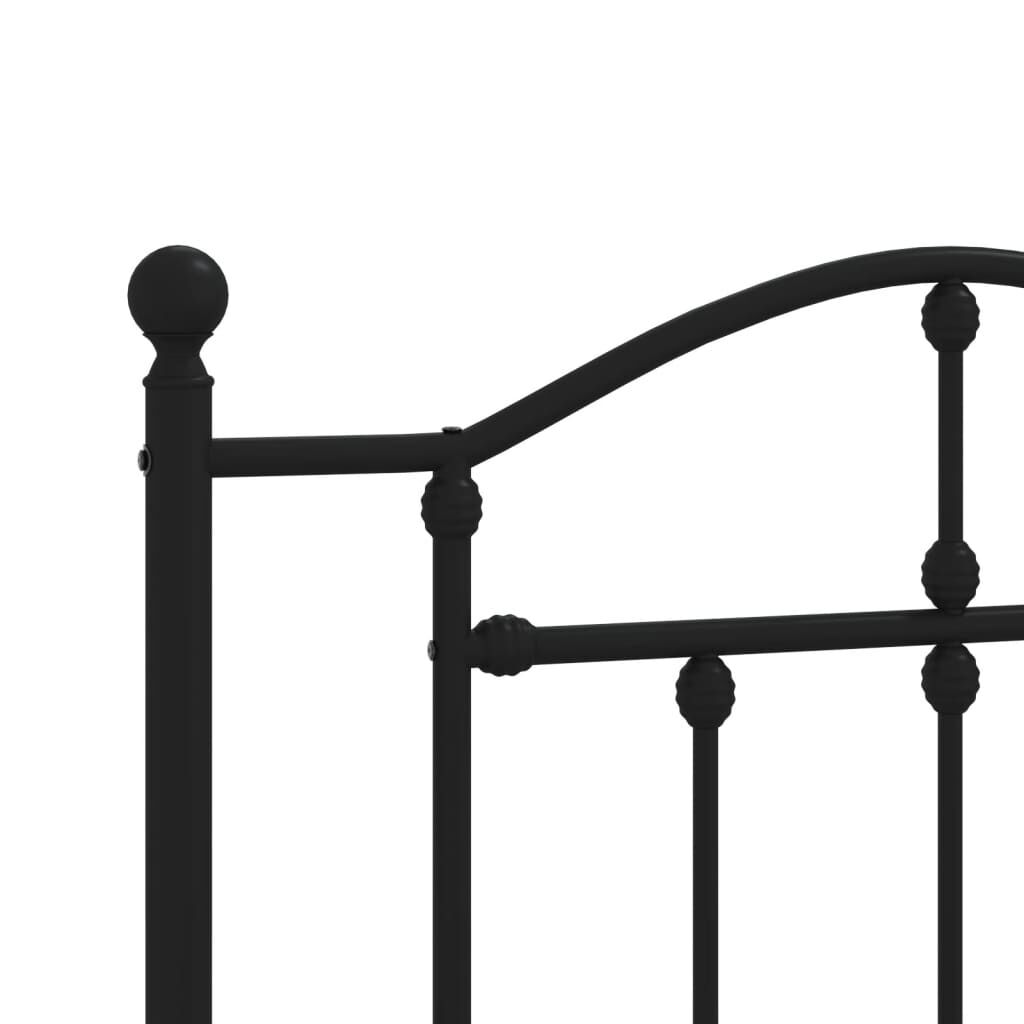 Metal Headboard Black 107 cm King Single Price