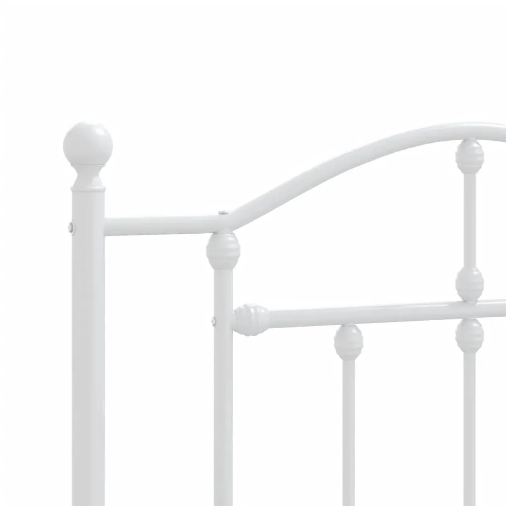 Metal Headboard White 107 cm King Single Price