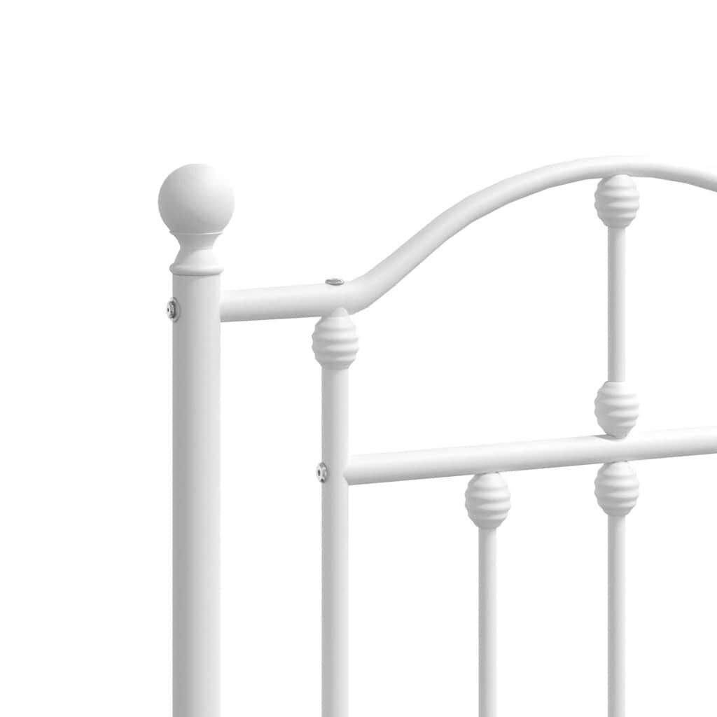 Metal Headboard White 152 cm Queen Price