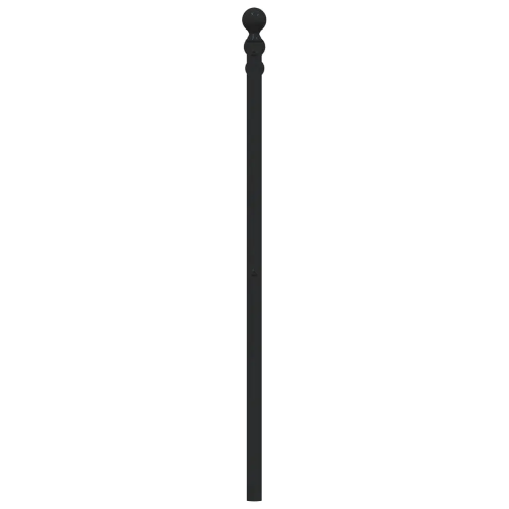 Metal Headboard Black 90 cm Price