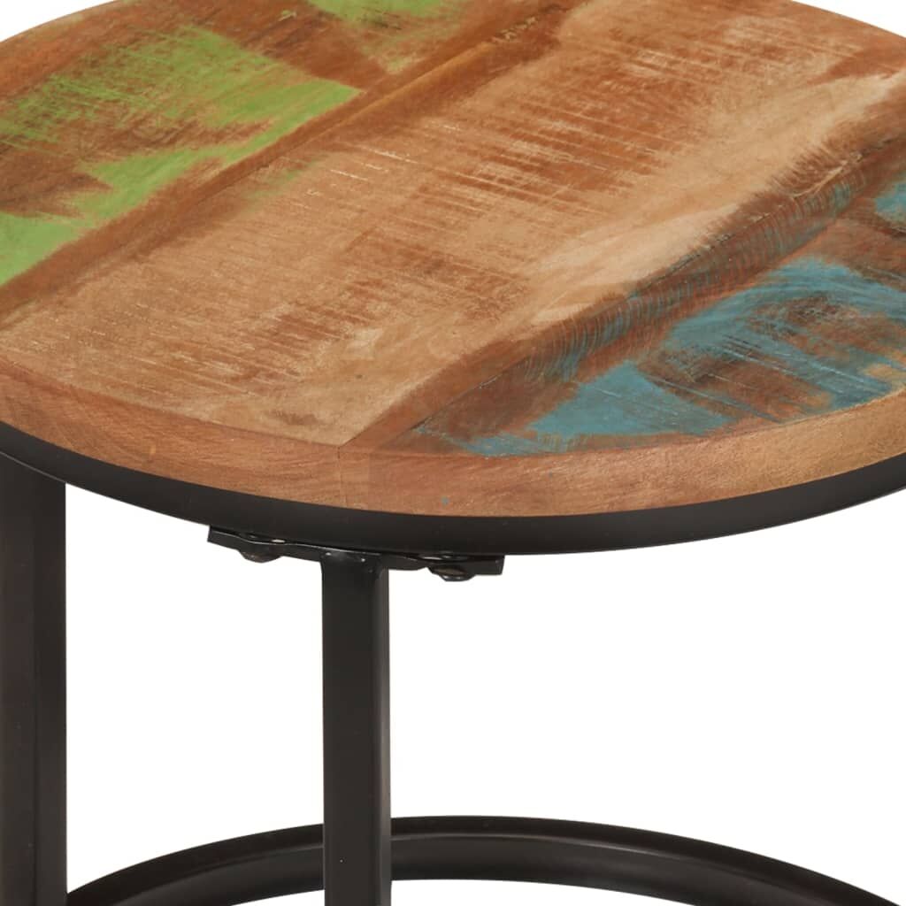 Nesting Tables 3 pcs Solid Wood Reclaimed Price