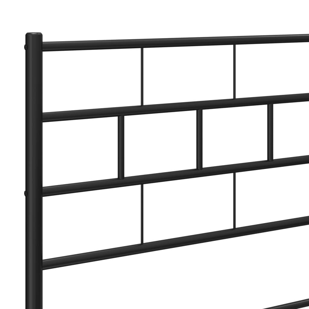 Metal Headboard Black 107 cm King Single Price