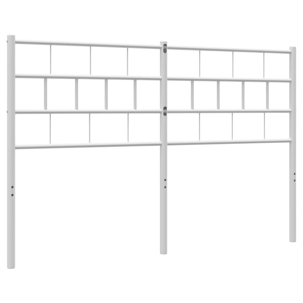 Metal Headboard White 152 cm Queen Price