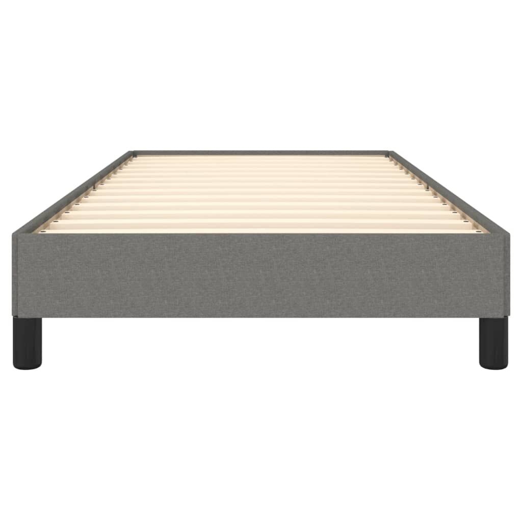 Bed Frame without Mattress Dark Grey King Single Fabric Price