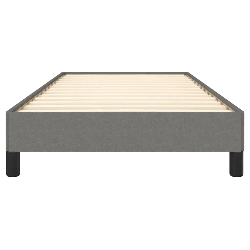 Bed Frame without Mattress Dark Grey King Single Fabric Price