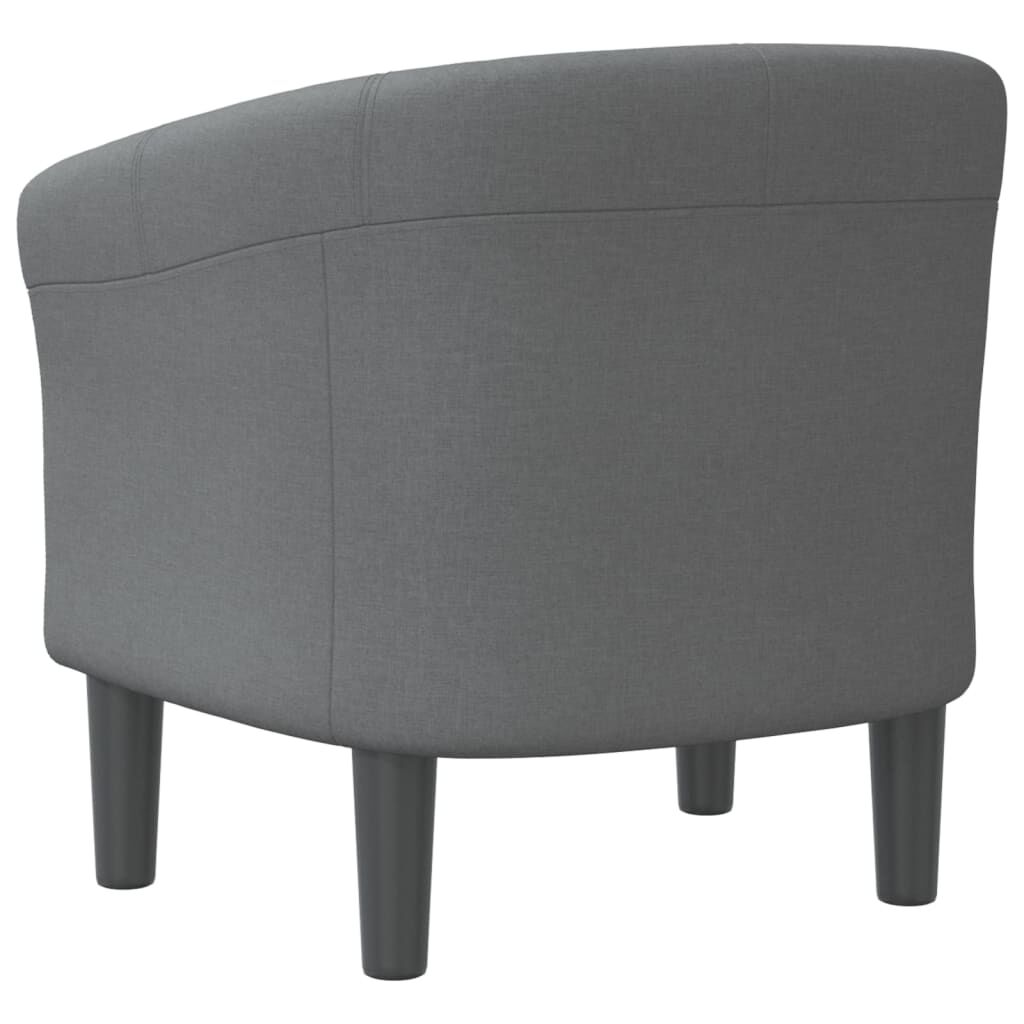 Tub Chair Dark Grey Fabric Price