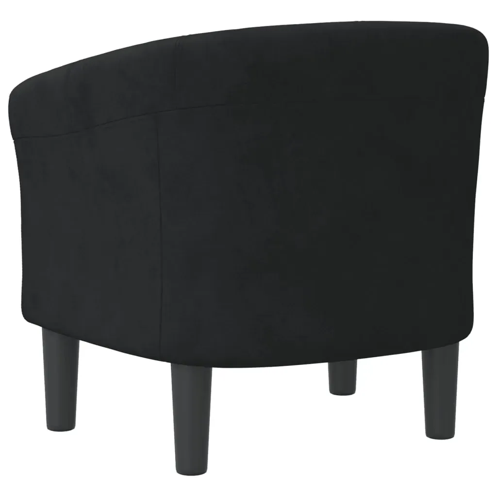 Tub Chair Black Velvet Price
