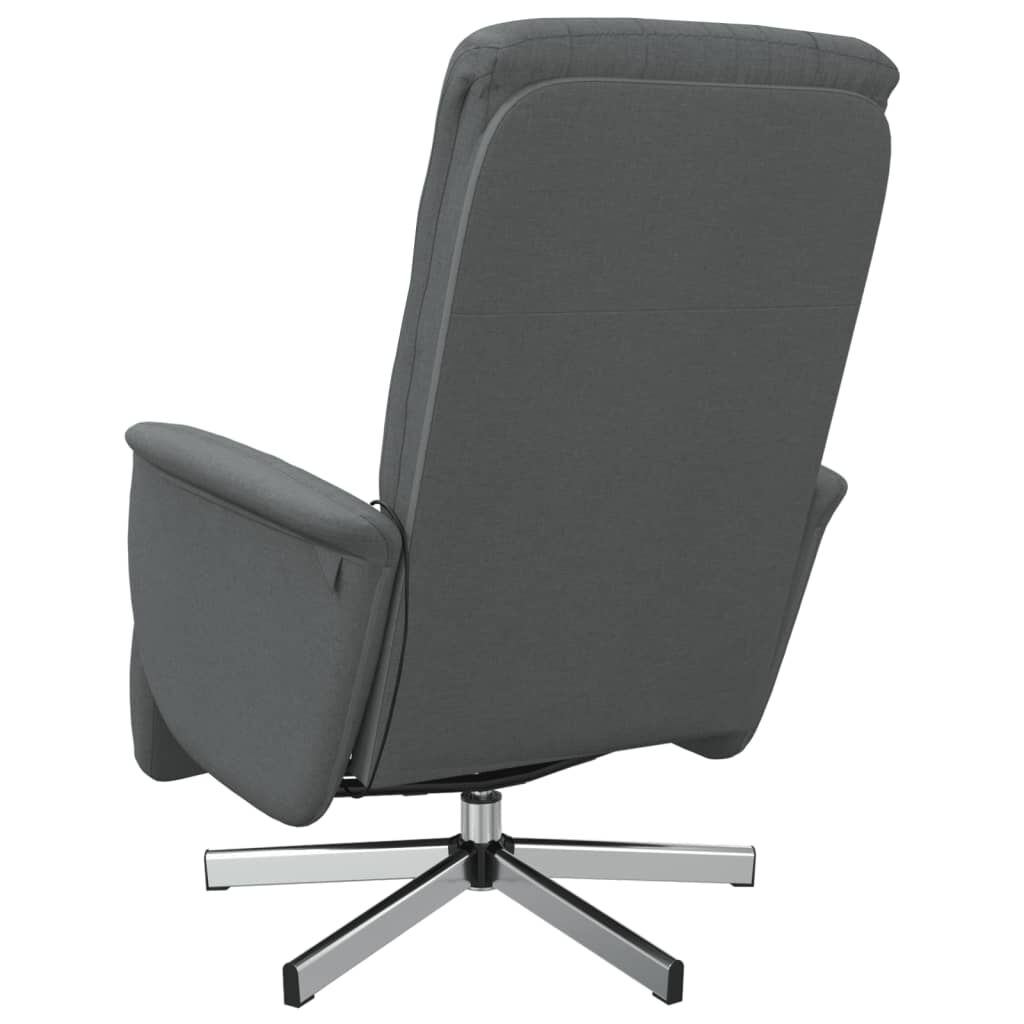 Massage Recliner Chair with Footrest Dark Grey Fabric Price