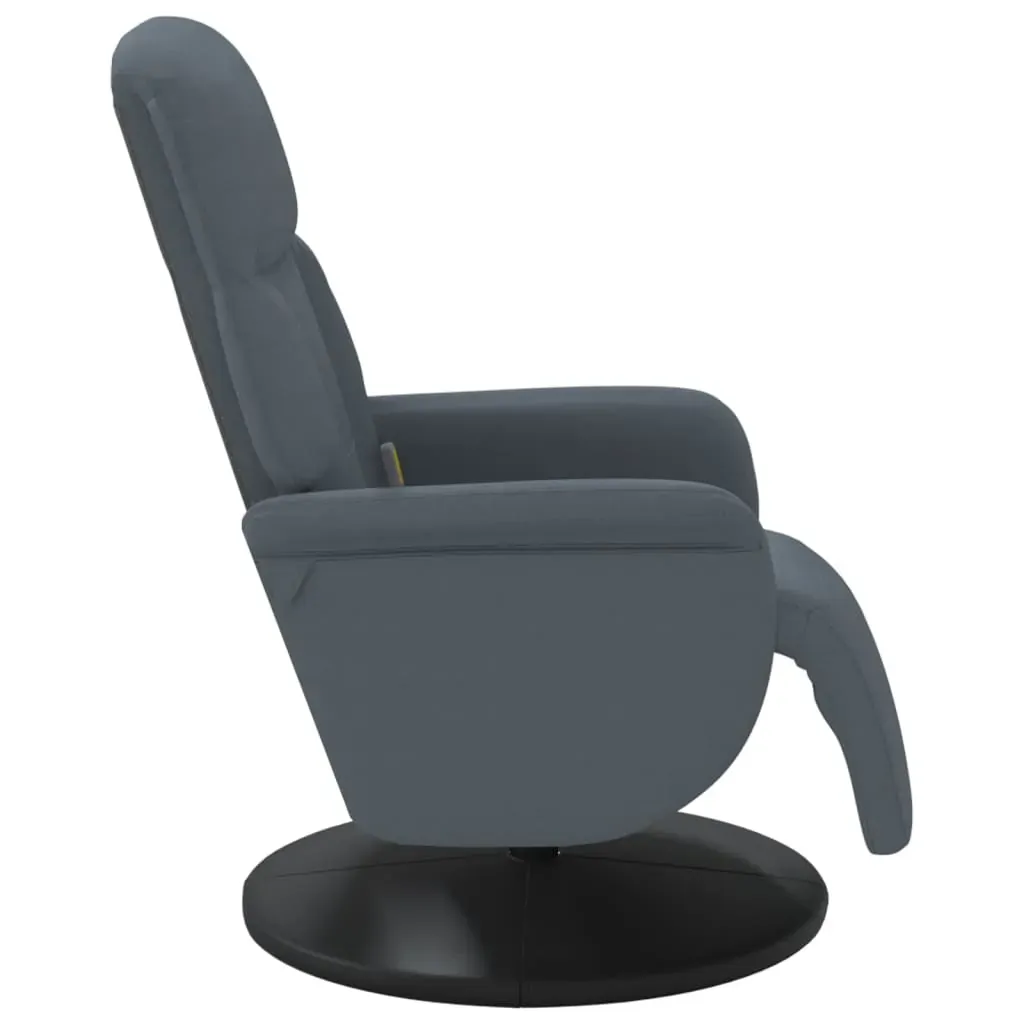 Massage Recliner Chair with Footrest Dark Grey Velvet Price