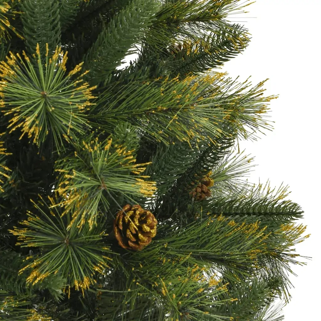 Artificial Hinged Christmas Tree with Cones 120 cm Price
