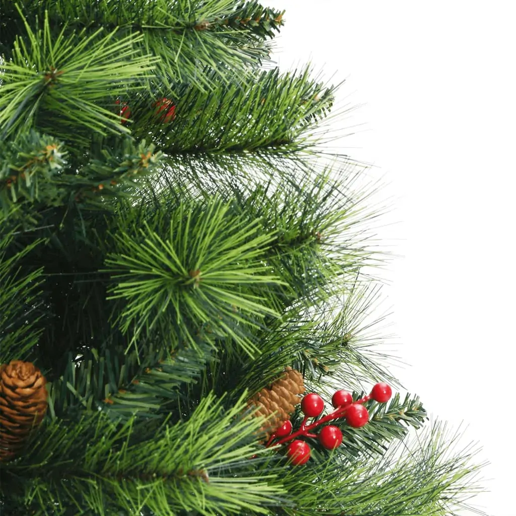 Artificial Hinged Christmas Tree with Cones and Berries 150 cm Price