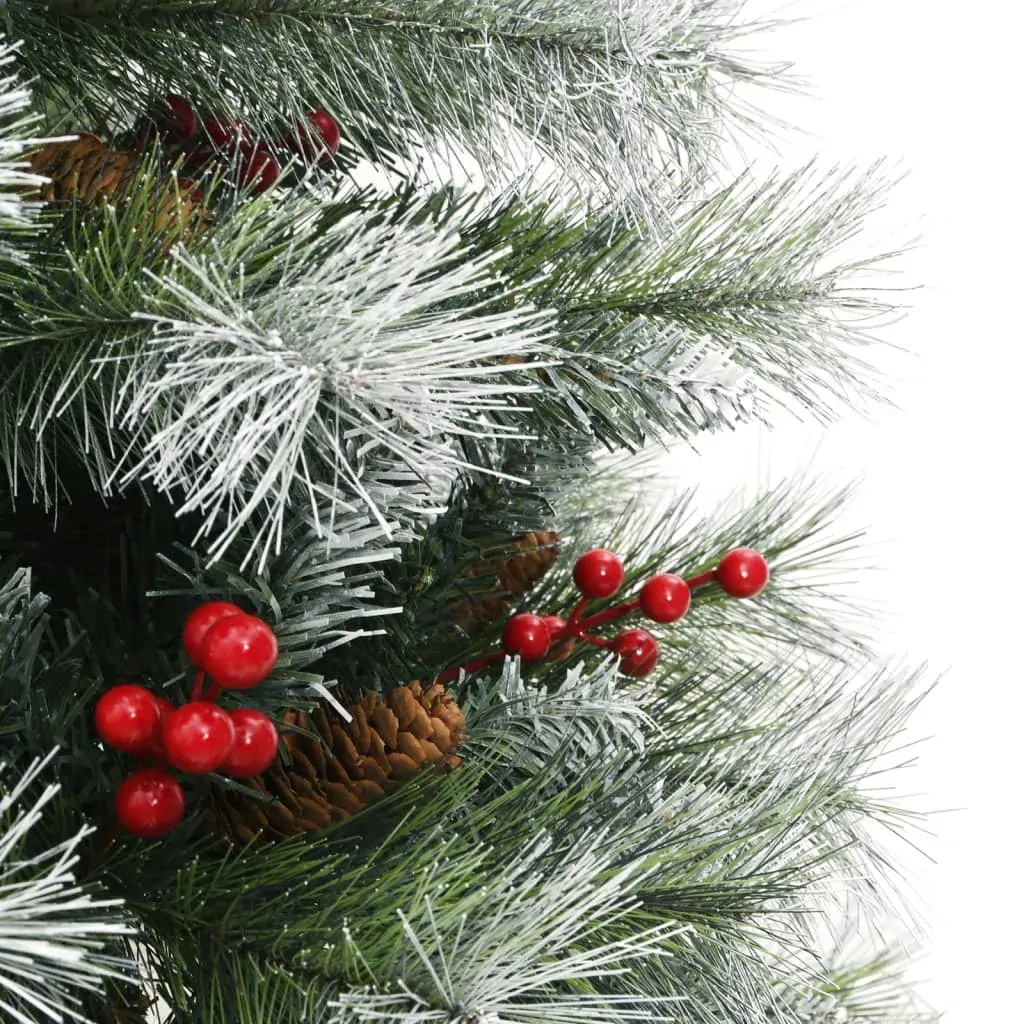 Artificial Hinged Christmas Tree with Cones and Berries 150 cm Price