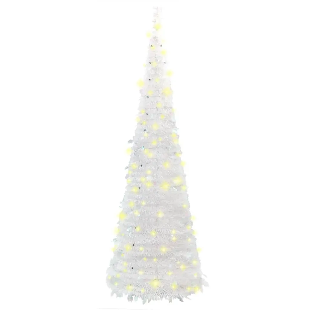 Artificial Christmas Tree Pop-up 50 LEDs White 120 cm Price