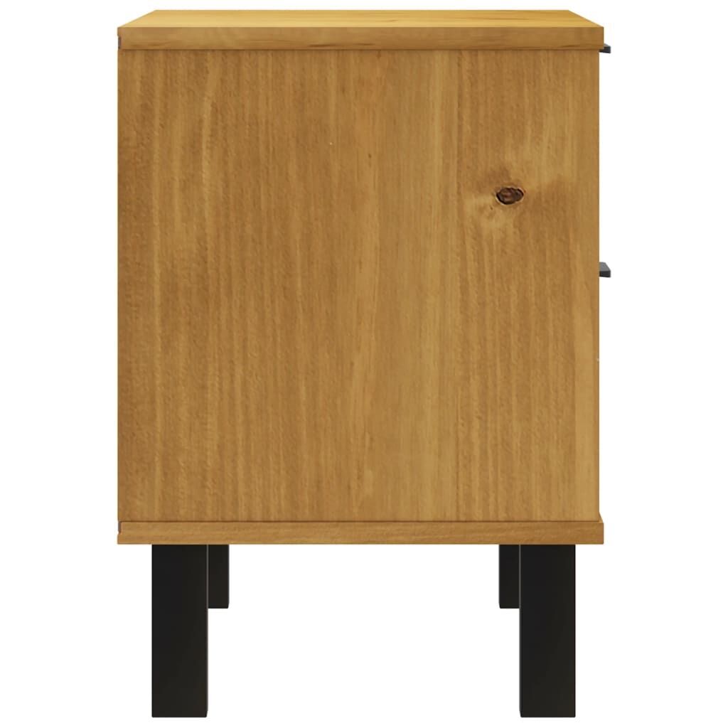 Bedside Cabinet FLAM 49x35x50 cm Solid Wood Pine Price