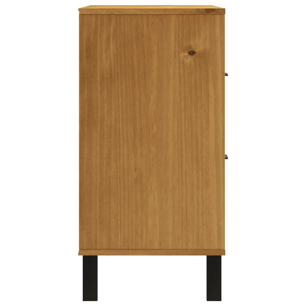Drawer Cabinet FLAM 80x40x80 cm Solid Wood Pine Price