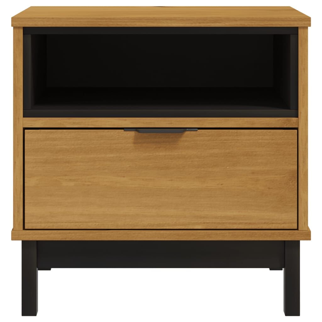 Side Table FLAM 50x50x50 cm Solid Wood Pine Price