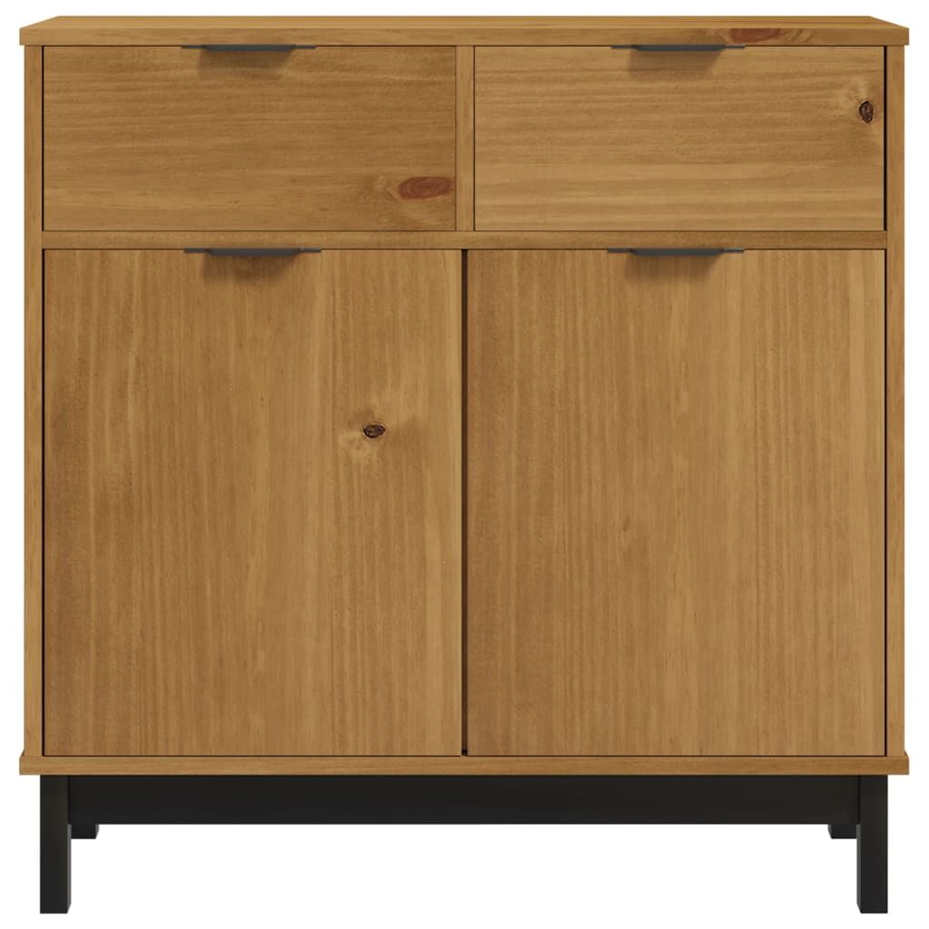Sideboard FLAM 80x40x80 cm Solid Wood Pine Price