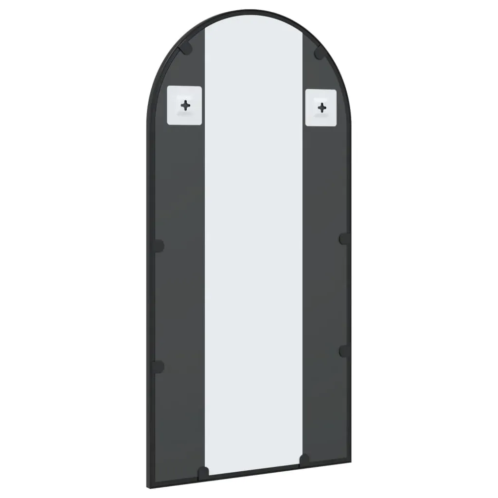 Wall Mirror Black 40x80 cm Arch Iron Price