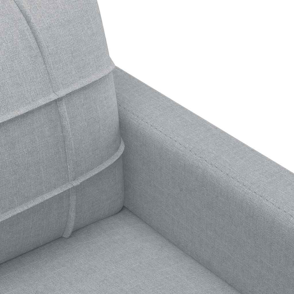 Sofa Chair Light Grey 60 cm Fabric Price
