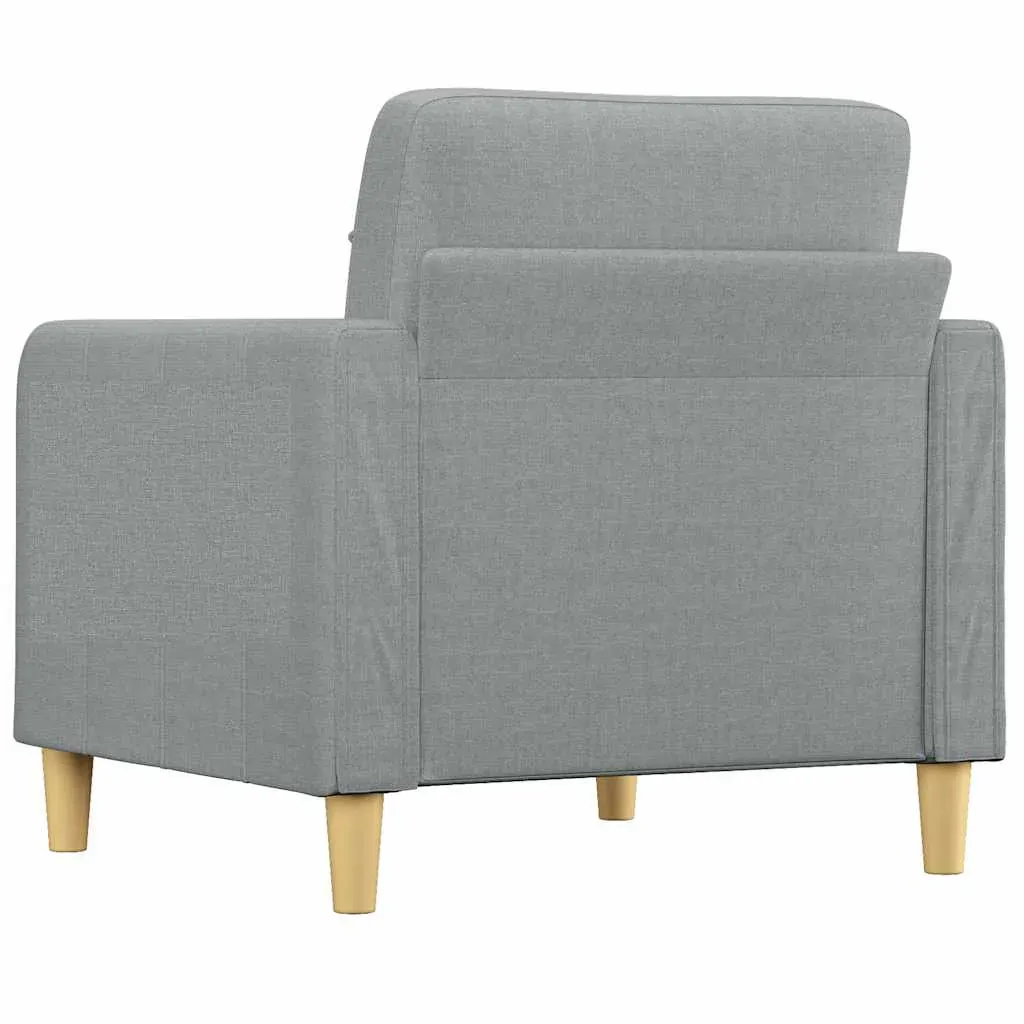 Sofa Chair Light Grey 60 cm Fabric Price