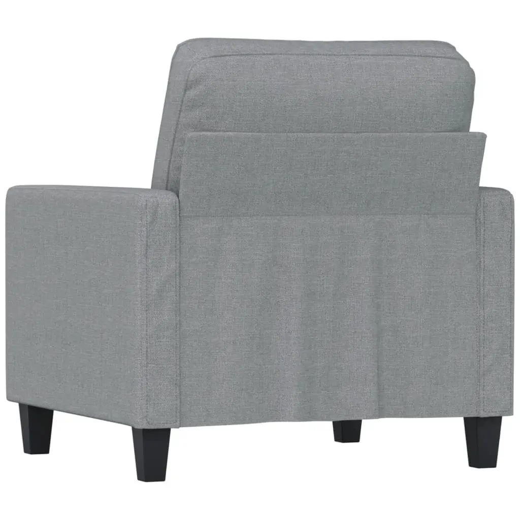 Sofa Chair Light Grey 60 cm Fabric Price