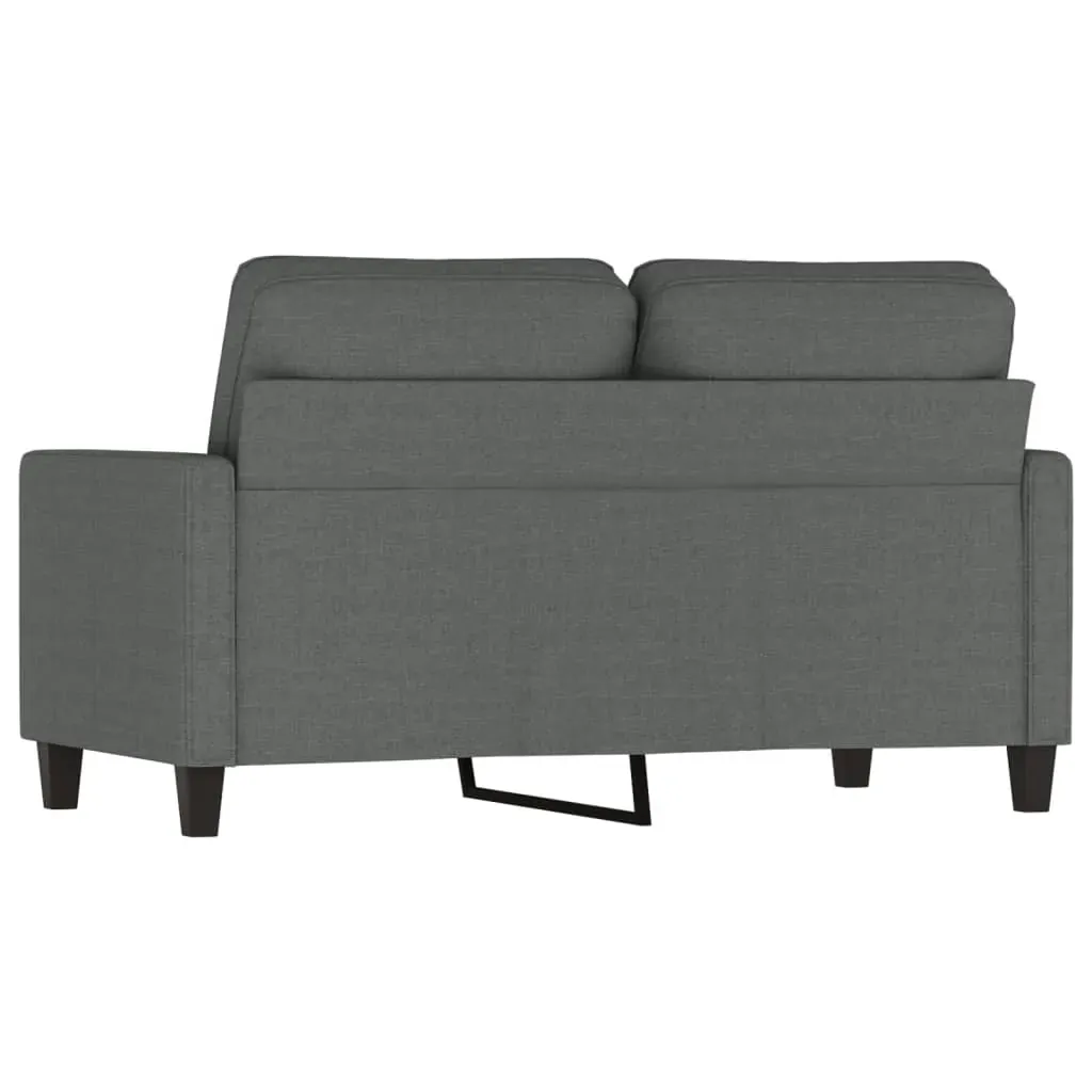 2-Seater Sofa Dark Grey 120 cm Fabric Price